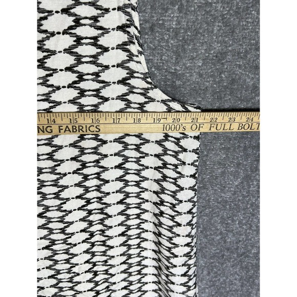 Joan Vass New York Dress Womens Size XL Linen Rayon High Low Sleeveless - Picture 7 of 8